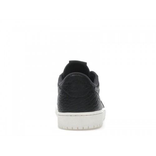 Jordan 1 Retro Low Swooshless Black (2025) - мужская сетка размеров