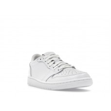 Jordan 1 Retro Low Swooshless Triple White (2025)