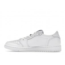 Jordan 1 Retro Low Swooshless Triple White (2025)