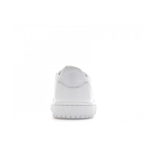 Jordan 1 Retro Low Swooshless Triple White (2025) - мужская сетка размеров