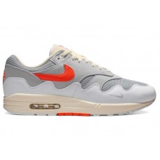 Nike Air Max 1 Patta Waves White Hyper Crimson (Without Bracelet)