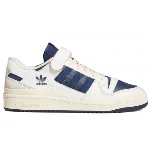 Кроссы adidas Forum 84 Low Off White Navy - мужская сетка размеров