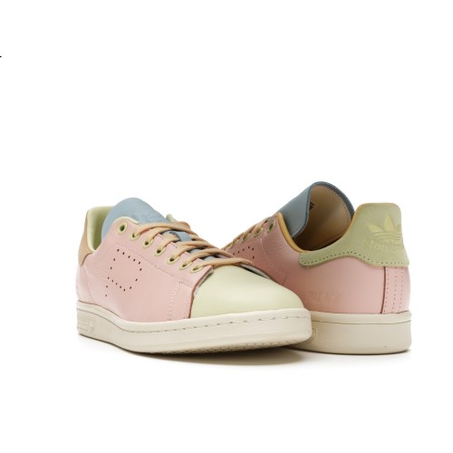 Кроссы adidas Stan Smith Palace Pink Yellow - мужская сетка размеров