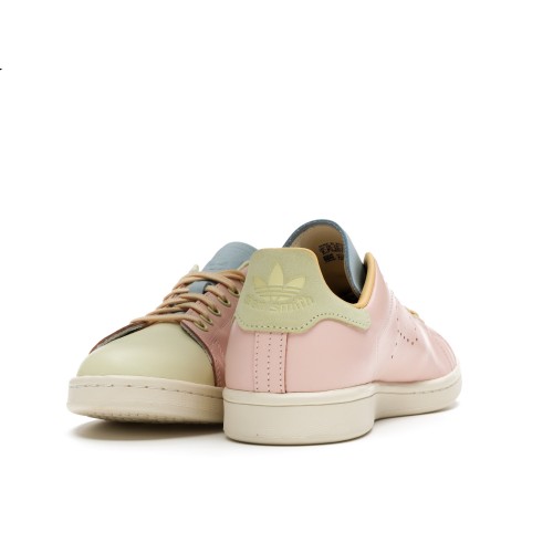 Кроссы adidas Stan Smith Palace Pink Yellow - мужская сетка размеров