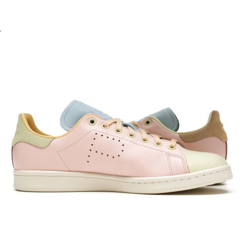 Кроссы adidas Stan Smith Palace Pink Yellow - мужская сетка размеров