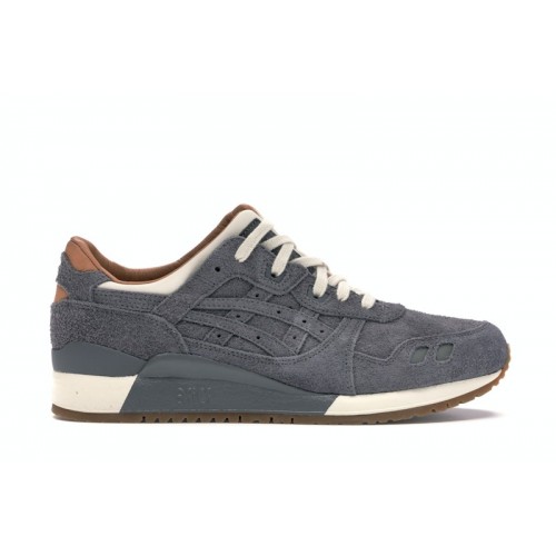 Кроссы ASICS Gel-Lyte III Packer Shoes x J. Crew Charcoal Suede - мужская сетка размеров