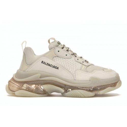 Кроссы Balenciaga Triple S Off-White - мужская сетка размеров