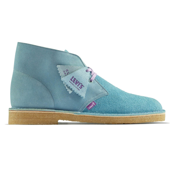 Clarks Originals Desert Boot Levis Vintage Clothing Light Blue - мужская сетка размеров