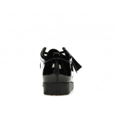 Clarks Originals Wallabee Patent Leather Boot Supreme Black