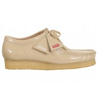 Clarks Originals Wallabee Patent Leather Boot Supreme Natural