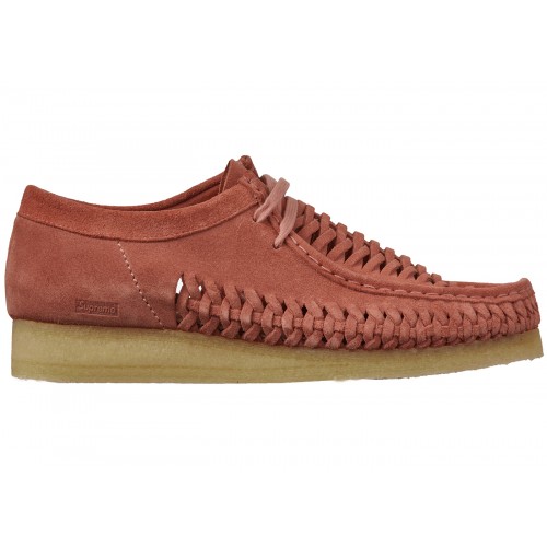 Clarks Originals Woven Wallabee Supreme Pink - мужская сетка размеров