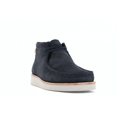 Clarks Wallabees Ronnie Fieg Navy - мужская сетка размеров