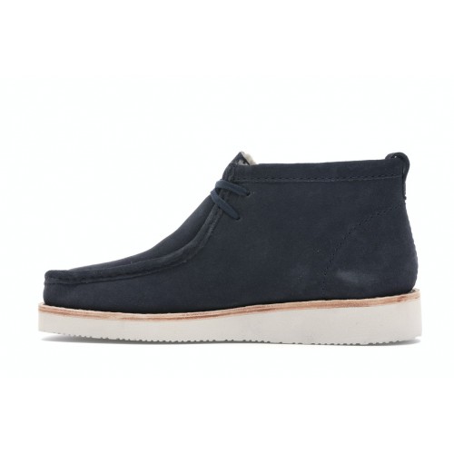 Clarks Wallabees Ronnie Fieg Navy - мужская сетка размеров