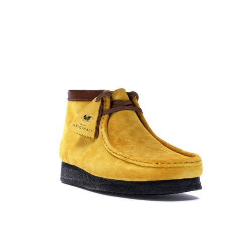 Clarks Wallabees Wu-Tang 36 Chambers 25th Anniversary Yellow - мужская сетка размеров