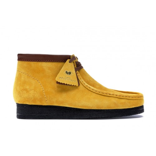Clarks Wallabees Wu-Tang 36 Chambers 25th Anniversary Yellow - мужская сетка размеров