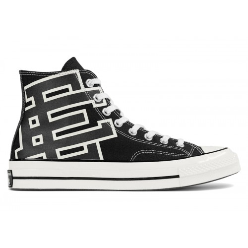 Кроссы Converse Chuck 70 Hi Eric Emanuel Black - мужская сетка размеров