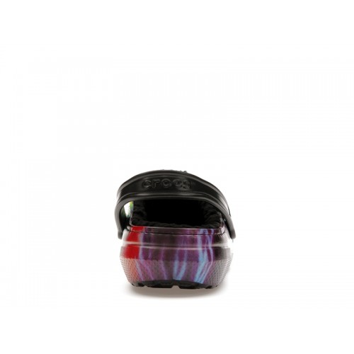 Crocs Classic Tie-Dye Lined Clog Multi Black - мужская сетка размеров