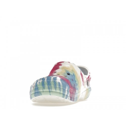 Crocs Classic Tie-Dye Lined Clog Powder Blue Multi - мужская сетка размеров