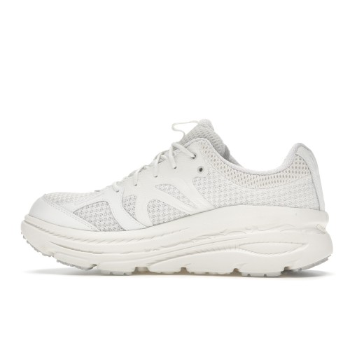 Кроссы Hoka One One Bondi B Engineered Garments White - мужская сетка размеров