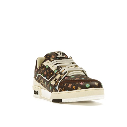 Кроссы Louis Vuitton by Tyler, the Creator LV Trainer Mocha Multicolor - мужская сетка размеров