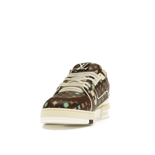 Кроссы Louis Vuitton by Tyler, the Creator LV Trainer Mocha Multicolor - мужская сетка размеров