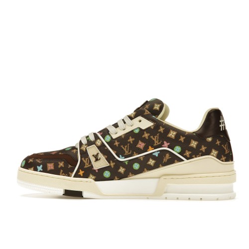 Кроссы Louis Vuitton by Tyler, the Creator LV Trainer Mocha Multicolor - мужская сетка размеров
