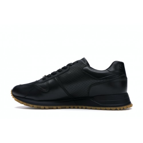 Кроссы Louis Vuitton Run Away Supreme Black Gum - мужская сетка размеров