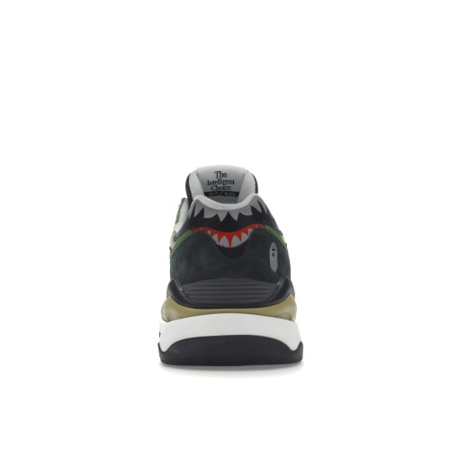 Кроссы New Balance 57/40 BAPE Green - мужская сетка размеров