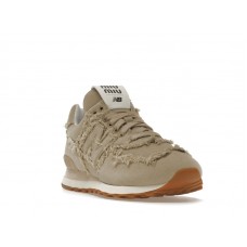 Женские кроссовки New Balance 574 Miu Miu Denim Colonial Beige (W)