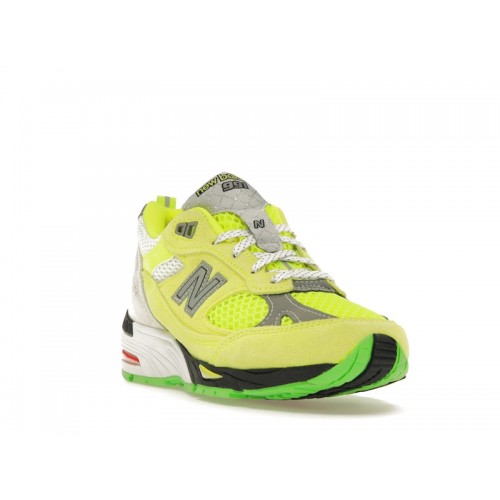 Кроссы New Balance 991 MiUK Aries Neon - мужская сетка размеров