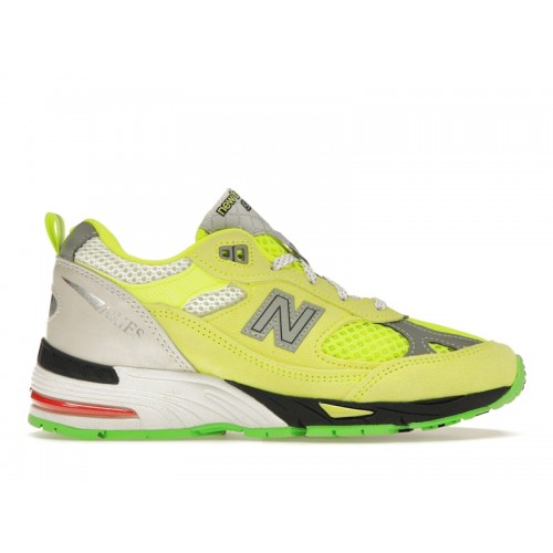 Кроссы New Balance 991 MiUK Aries Neon - мужская сетка размеров