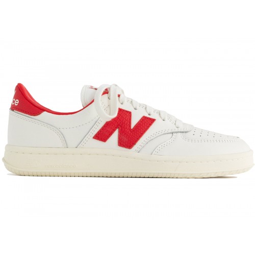 Кроссы New Balance T500 Aime Leon Dore White Red - мужская сетка размеров