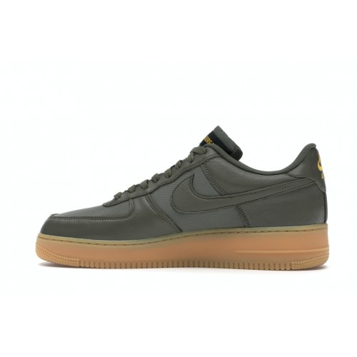 Кроссы Nike Air Force 1 Gore-tex Low Olive Gum - мужская сетка размеров