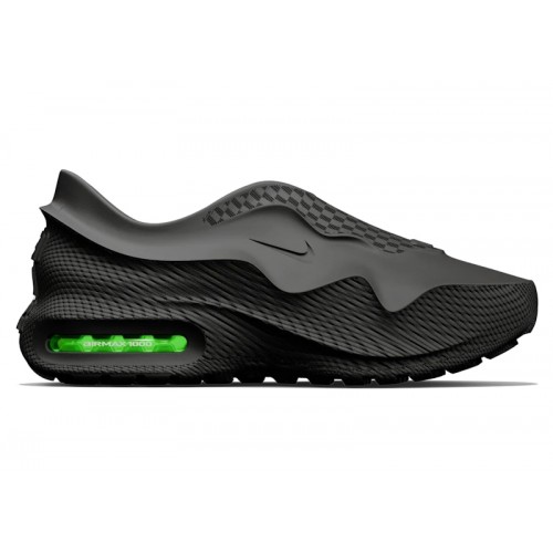 Кроссы Nike Air Max 1000 Black - мужская сетка размеров