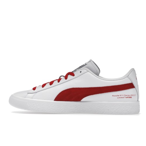 Кроссы Puma Suede RS 2.7 Porsche Grand Prix White - мужская сетка размеров