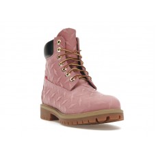 Timberland 6" Premium Waterproof Boot Supreme Diamond Plate Pink