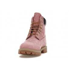 Timberland 6" Premium Waterproof Boot Supreme Diamond Plate Pink