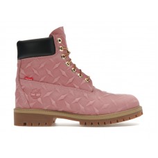 Timberland 6" Premium Waterproof Boot Supreme Diamond Plate Pink