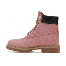 Timberland 6" Premium Waterproof Boot Supreme Diamond Plate Pink