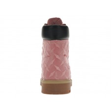 Timberland 6" Premium Waterproof Boot Supreme Diamond Plate Pink