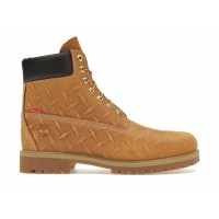 Timberland 6" Premium Waterproof Boot Supreme Diamond Plate Wheat