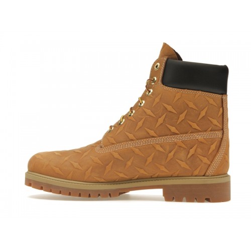 Timberland 6" Premium Waterproof Boot Supreme Diamond Plate Wheat - мужская сетка размеров