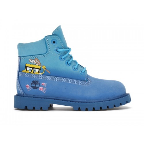 Timberland 6" Boot Spongebob Blue (PS) - детская сетка размеров
