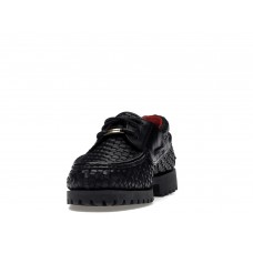 Timberland Woven Leather 3-Eye Lug Supreme Black