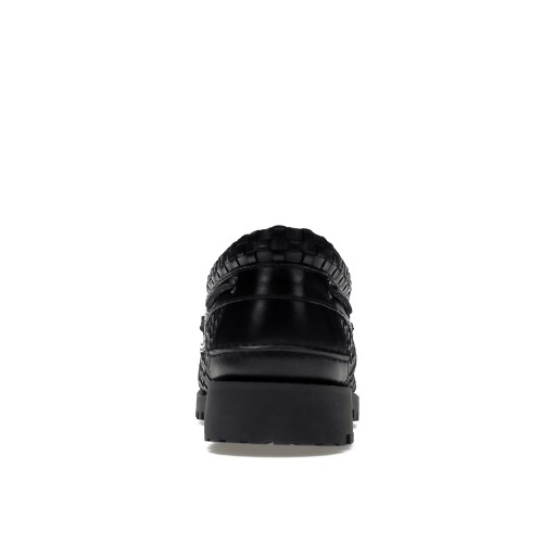 Timberland Woven Leather 3-Eye Lug Supreme Black - мужская сетка размеров