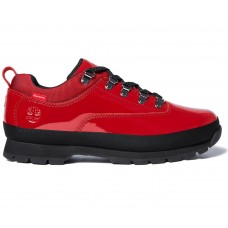 Timberland Euro Hiker Low Supreme Patent Leather Red