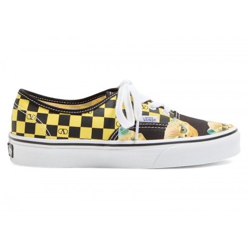 Кроссы Vans Authentic Valentino Garavani Checkerboard Le Chat de la Maison - мужская сетка размеров