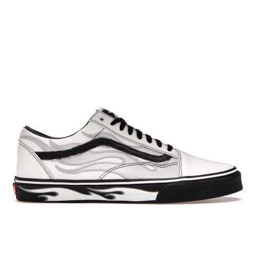 Кроссы Vans Old Skool Pac Sun ASAP Rocky White - мужская сетка размеров