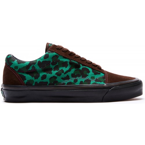 Кеды Vans Old Skool Stray Rats Brown Green - мужская сетка размеров