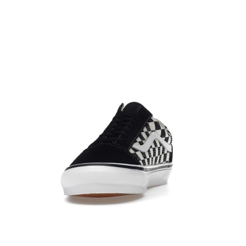 Кеды Vans Old Skool Supreme Swarovski Black - мужская сетка размеров